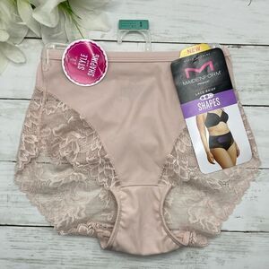 Maidenform Women's Shapewear Firm Control Lace Brief Underwear Panties Size S